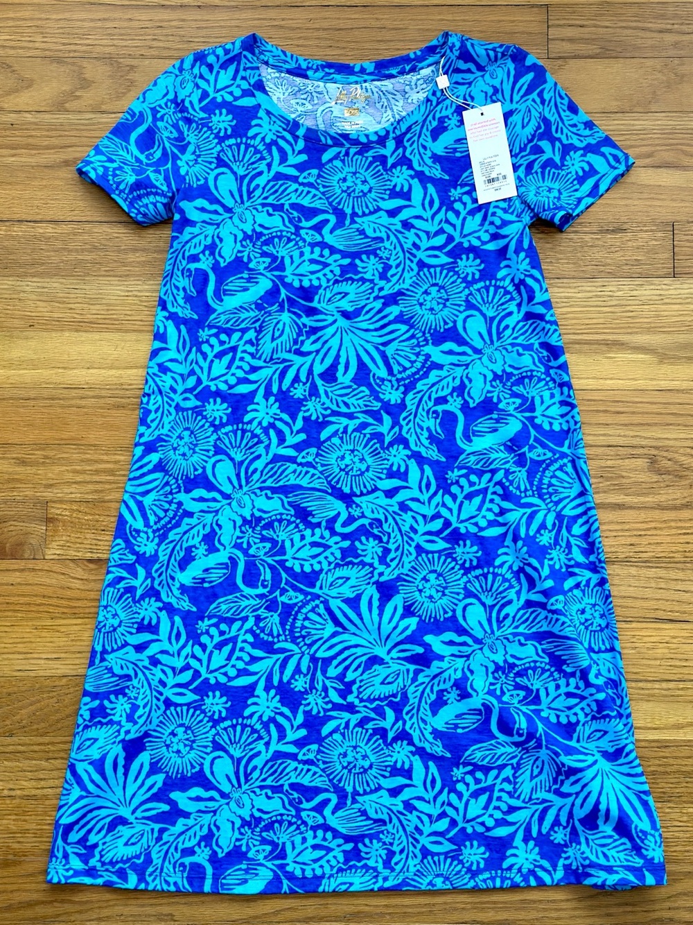 Lilly Pulitzer XXS NWT! Cody dress in 'Martinique Blue Jungle Oasis' 100% cotton